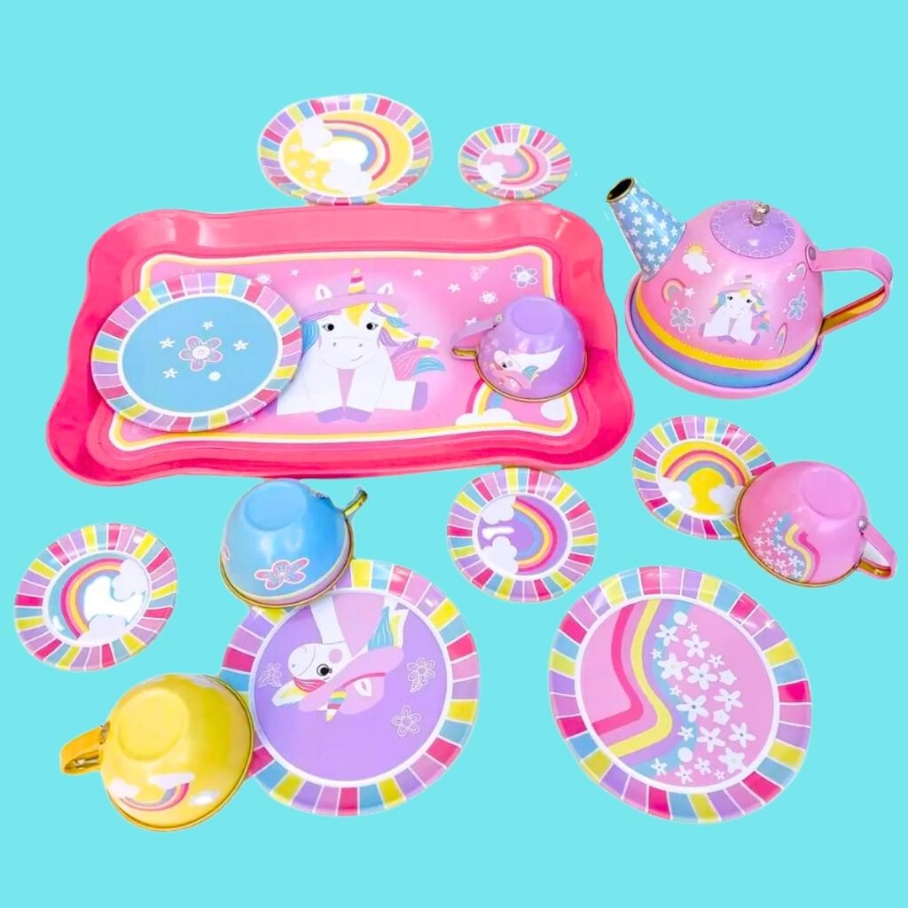 Coffee Set, Tea Set, Children's Accessories, Suitcase, Unicorn