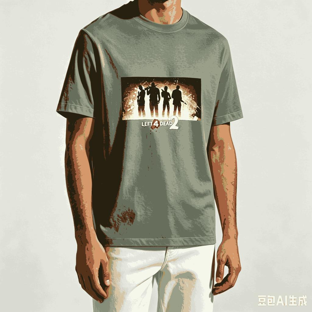Left 4 Dead For Fan Gift Tshirt Unisex Unisex Harajuku Oversized Unisex Short Sleeve Streetwear High Quality Couples Comfortable