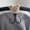 Multifunctional Baby Stroller Hook Bear Shape Stroller Accessories Durable Hanging Hook  Bike