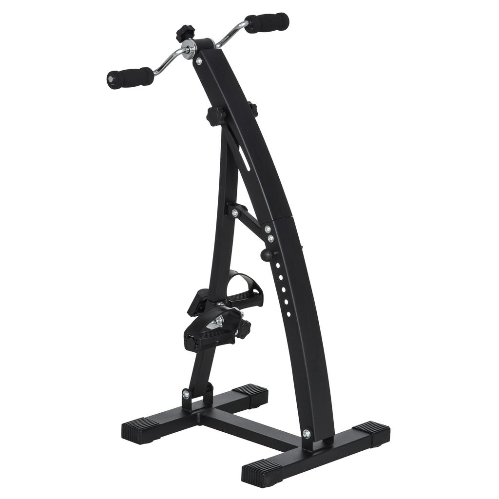 Stacionární rotopední pedálový trenažér pro rehabilitaci paží a nohou 40D x 42,5Š x 100V cm nastavitelná výška řídítek černý