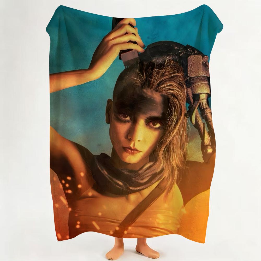 

Movie M Mad M Max Throw Flannel Throw Blanket Suitable for Sofa Living Room Bedroom 75cmx90cm