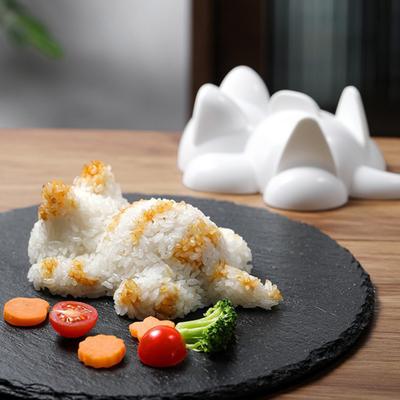 1/3/5 Pezzi Stampo per Palline di Riso Materiale per Uso Alimentare Forma di Gatto Design Piatto Steso Stampo per Sushi Facile Pressa Creatore di Palline di Riso Strumento da Cucina