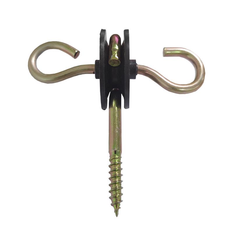 Ranch Fence Insulator Kit: Double-Sided Hook, Spring Gate, Conductive Rope