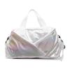 Water-Repellent Travel Bag with Wet/Dry Separation, Large Capacity, Portable, Features Independent Shoe Compartment