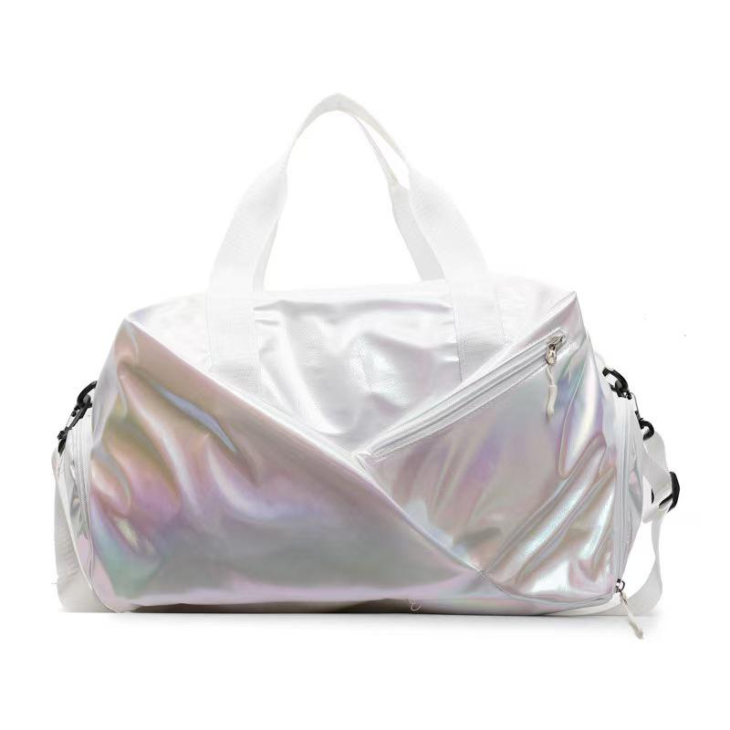 Water-Repellent Travel Bag with Wet/Dry Separation, Large Capacity, Portable, Features Independent Shoe Compartment
