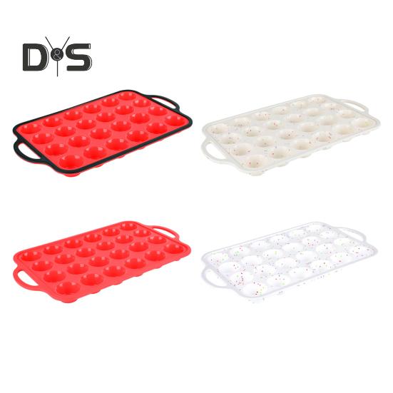 Silicone Cake Mold Non-Stick 24 Cupcake Pan BPA Free Muffin Tray Oven Safe Cupcake Baking Pan Easy Release Kitchen Gadget