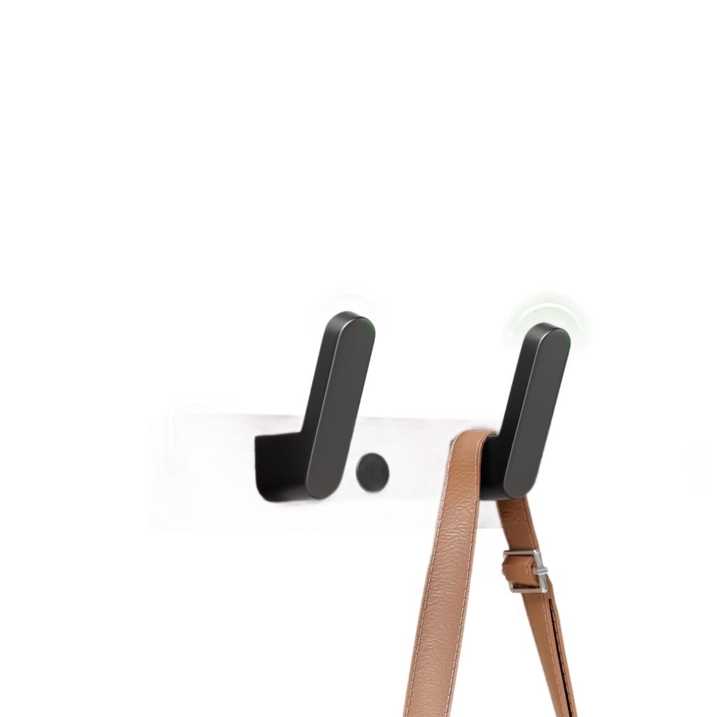 Walnut Beech Hook, No Punching in The Fitting Room, Hanger Behind The Door, Wall Hanging in The Entrance, Clothes Hat Hanger