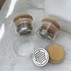Glass Powder Liquid Blending Wash Pen Nail Cup Liquid Blending  Cup Nail Tools With Cover Stainless Steel Mesh