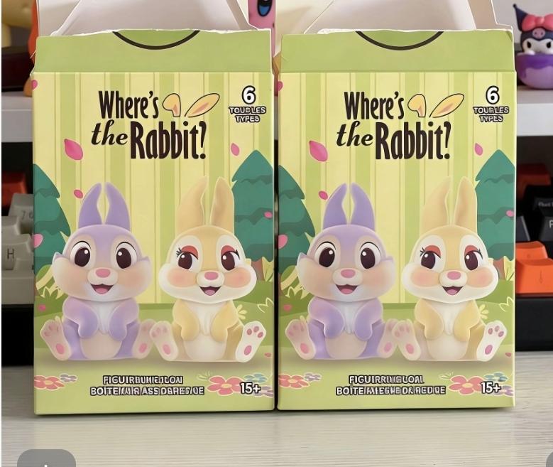 Where Is The Famous Bunny Bunny? A Series of Blind Boxes Hand-made Dolls Doll Machine Cute Desktop Ornaments Birthday Gift.