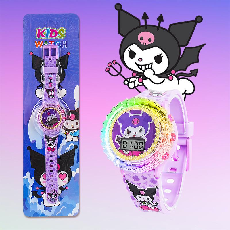 Kinder Cartoon LED Uhr mit Iron Man Batman Frozen Hello Kitty Design für Schulkinder
