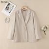 ZANZEA Női lezser hosszú ujjú kardigán blézer