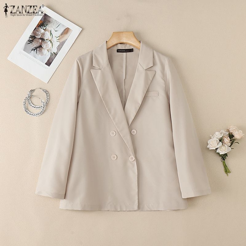 ZANZEA Női lezser hosszú ujjú kardigán blézer