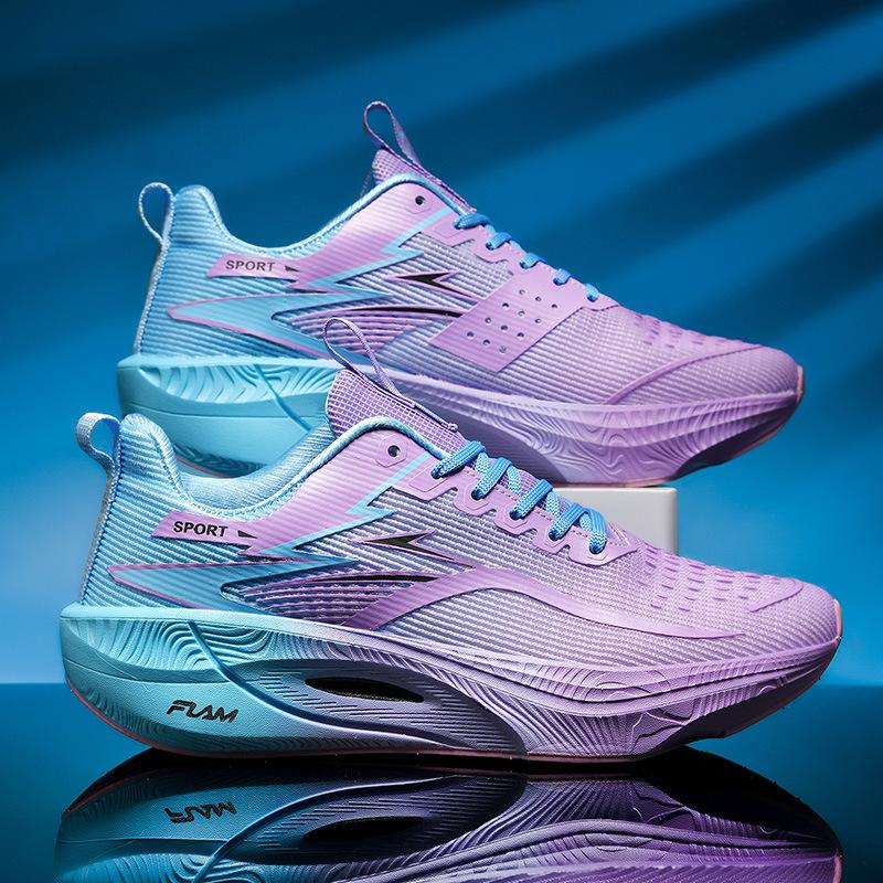 New running shoes marathon ultra-light shock absorption professional sports shoes training skipping rope shoes for men and women couples one 2025