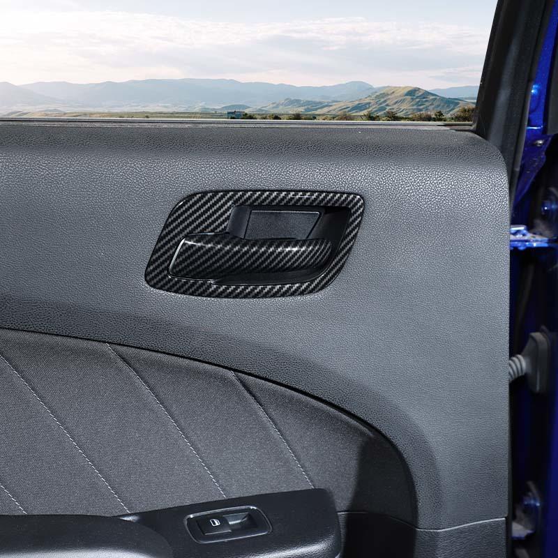 ABS Interior Door Handle Decoration Protective Cover Sticker Fit For Dodge Charger For 300C 2011 Up Exterior Accessories