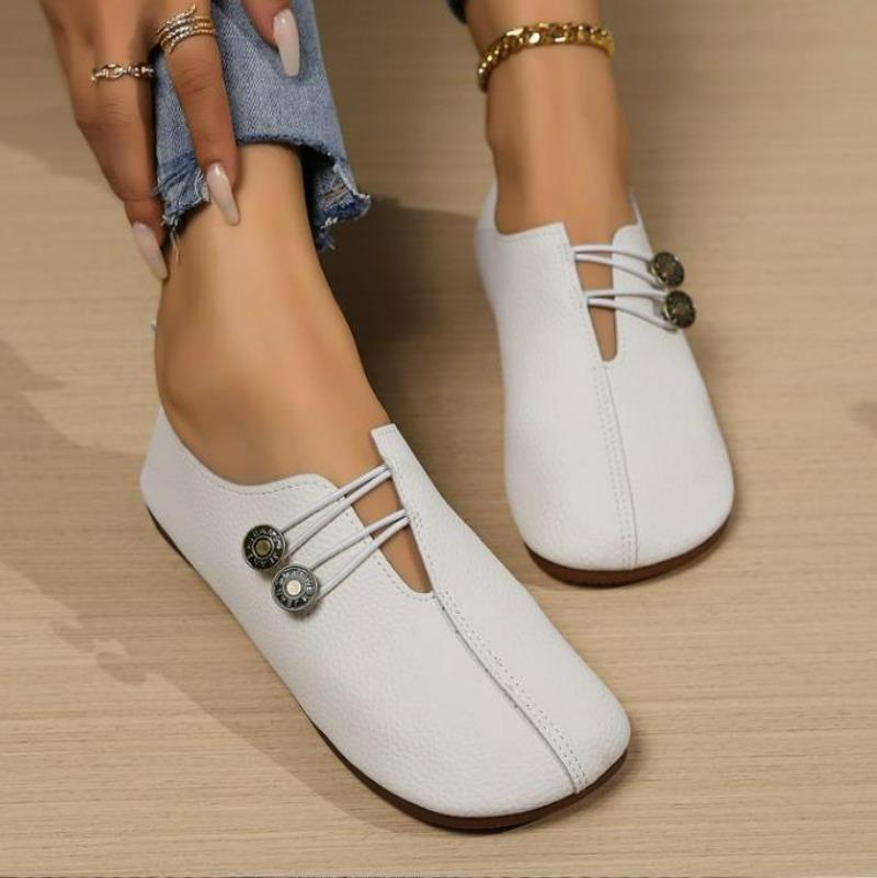 

Модные женские повседневные туфли на плоской подошве с одной ногой, удобные туфли Мэри Джейн для ходьбы, легкие нескользящие мокасины 36 белый