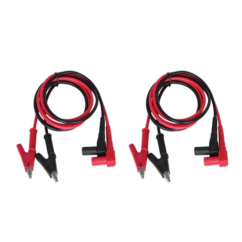 20A  Alligator Clip to Banana Plug Test Cable Lead Connector Dual Probe 4mm Crocodile Clip For Multimeter Measure Tool