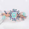 Korean Rhinestone Spring Hair Clip - Versatile Medium/Large Size for Women
