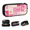 Snoopy and Woodstock Sweet Dreams Cute Pencil Case Girl Boy Large Capacity Polka Dot And Striped Pencil Pouch Student School