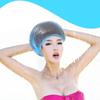 50pcs Disposable Plastic Shower Cap Thickened Dust-proof Hair Dye Head Cover Women Waterproof  Spa Salon  Elastic Hat Bathroom