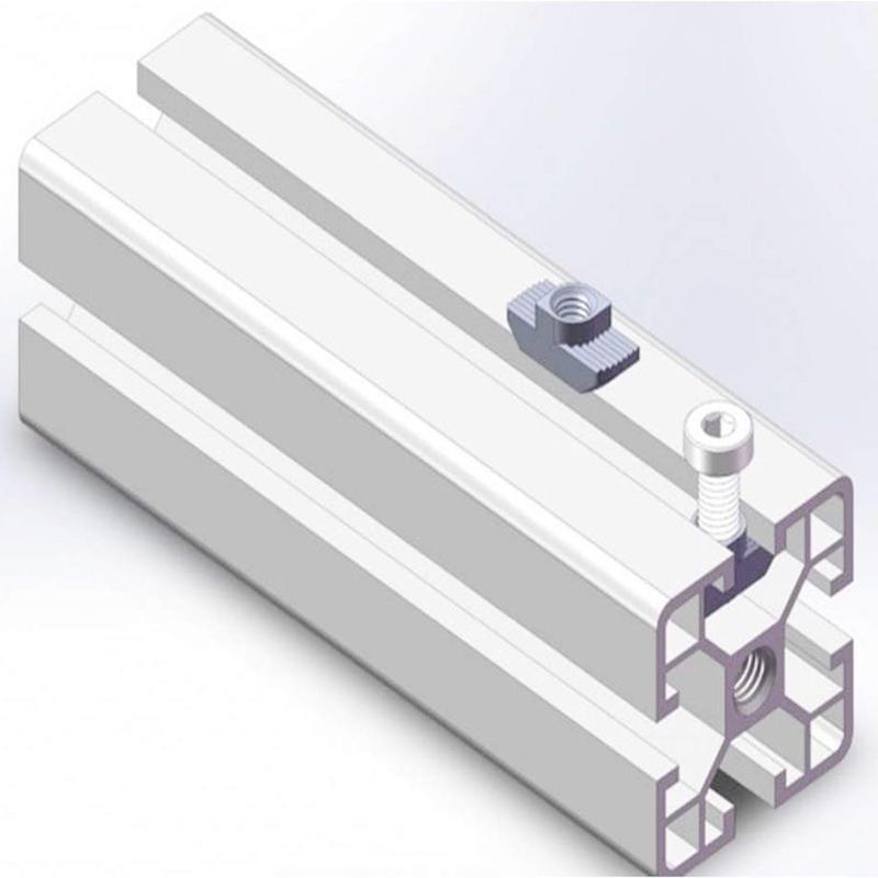 20/30/50 pezzi M3/M4/M5*10*6 per Profilo Alluminio Serie 20 T-nut per scanalatura T-nut scorrevole T-nut a martello T-nut a inserimento rapido Connettore di fissaggio 2020 Estrusione di Alluminio