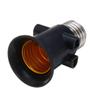 Bulb EU Plug Wall Lamp Splitter Light Socket Lamp Holder Screw Converter Bulb Base Socket Adapter
