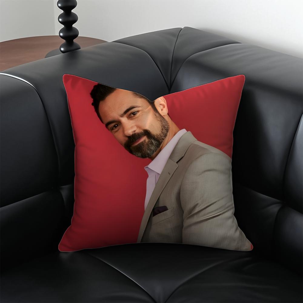 N-Nick Amaro Pillow Law & Order Character Cushion Cover Pillow Case Anti-Dustmite Invisible Zipper Silky Plush Cushion