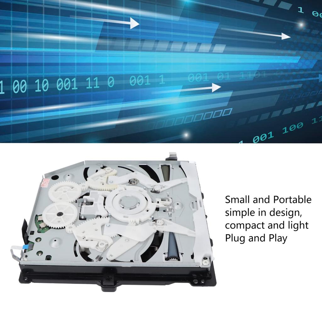 KEM-490 Portable DVDCD Disc Drive Replacement for Optical Drives, Compatible with CUH-1001A, CUH-1115A, CUH-10XXA, and CUH-11XXA.