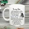 Creative Ceramic Coffee Cup As A Birthday Gift From Mother To Son, Milk Mug Breakfast Cups Household Drinkware