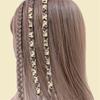 100 Pcs Dreadlock Bead Hair Beads Loose Coil Hair Jewelry For Braid Braid Clip Hair Rings Hair Clip Braid Rings