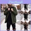 Ultra-warm Men's Winter Parka Jacket With Luxurious Faux Fur Collar
