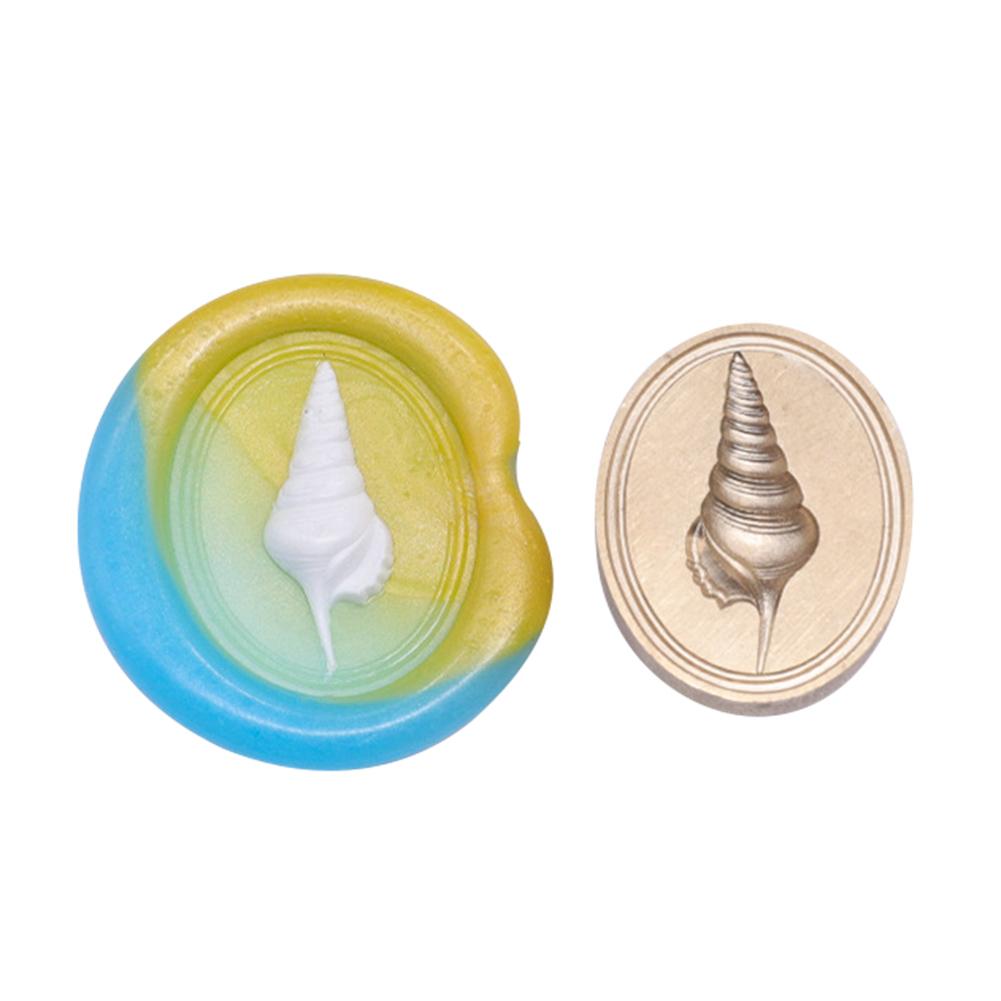 Special-shaped Seals Head Retro 3D Embossed Stamp Heads DIY Gold-plated Brass Fire Paint Seal for Wedding Invitation