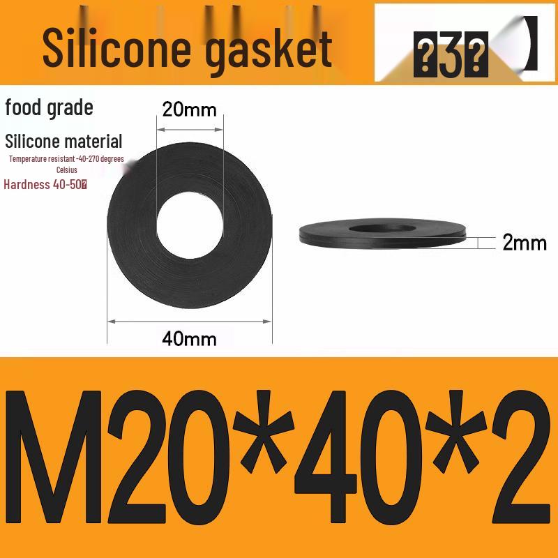 Silicone High-Temp Waterproof Gasket & Shock Absorbing Seal Pad