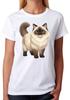 Cute Ragdoll Cat Illustration Ladies T-Shirt Cat Lover Animal Art Tee
