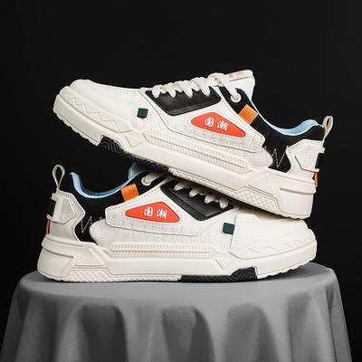 Spring Men's Shoes New Trend Versatile Platform Casual White Board Shoes Men's Height Increase Non-slip Sports Tide Shoes