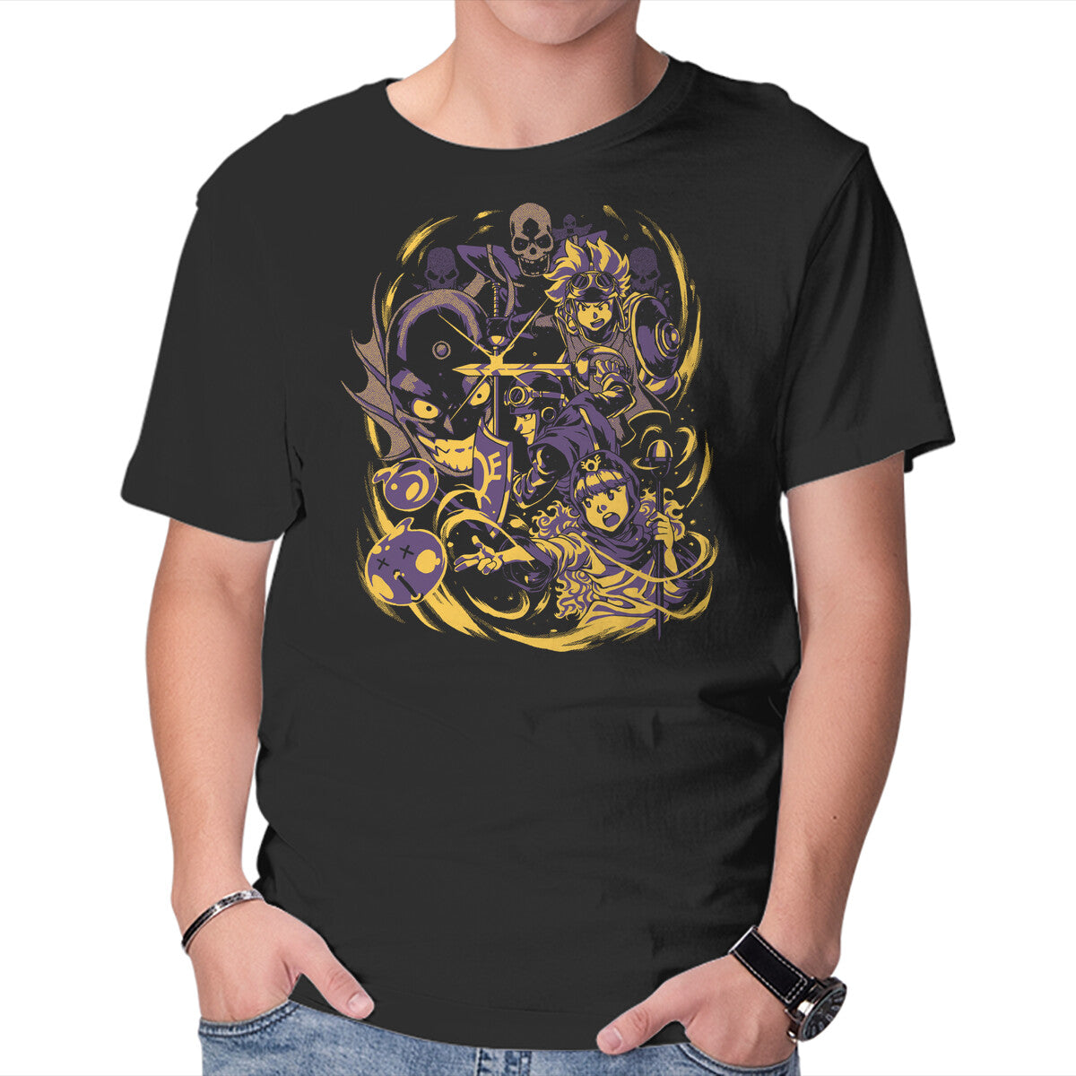 Unisex Crew Neck T-Shirt The Last Adventure Graphic Short Sleeve Casual Tee M