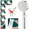 6 Mode Shower Head Water Saving Adjustable High Pressure Shower One-Key Stop Water Massage Eco Shower Bathroom Accessories