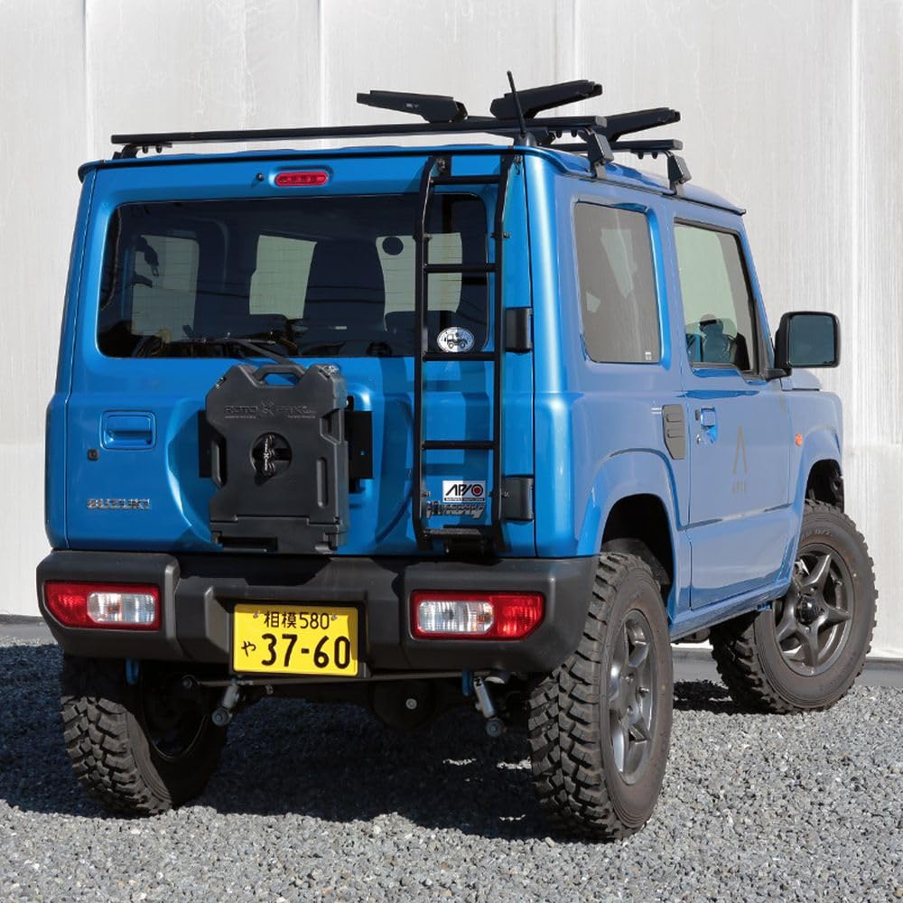 Apio Rotopax Double Mount Bracket Rear Gate Direct [JB64, JB74] Type, Semi-Gloss Black, 3003-32