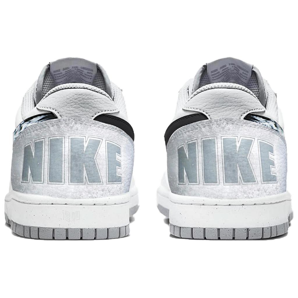 Nike Big LOW top Skateboard Shoes Men's Gray White 355152-106(Team1700-)