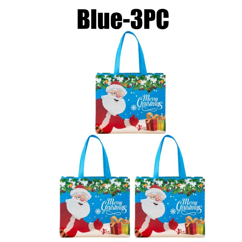 Weihnachtsgeschenktaschen Vlies-Tragetaschen mit Henkeln Große Größe Frohe Weihnachten Geschenkpapier Weihnachten Feiertagsparty Gastgeschenke Zubehör
