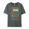 I Will Drink Wine Everywhere Funny Wine Lover Fall Clothes Aesthetic Youth Fashionable and Trendy Graphic T Shirts