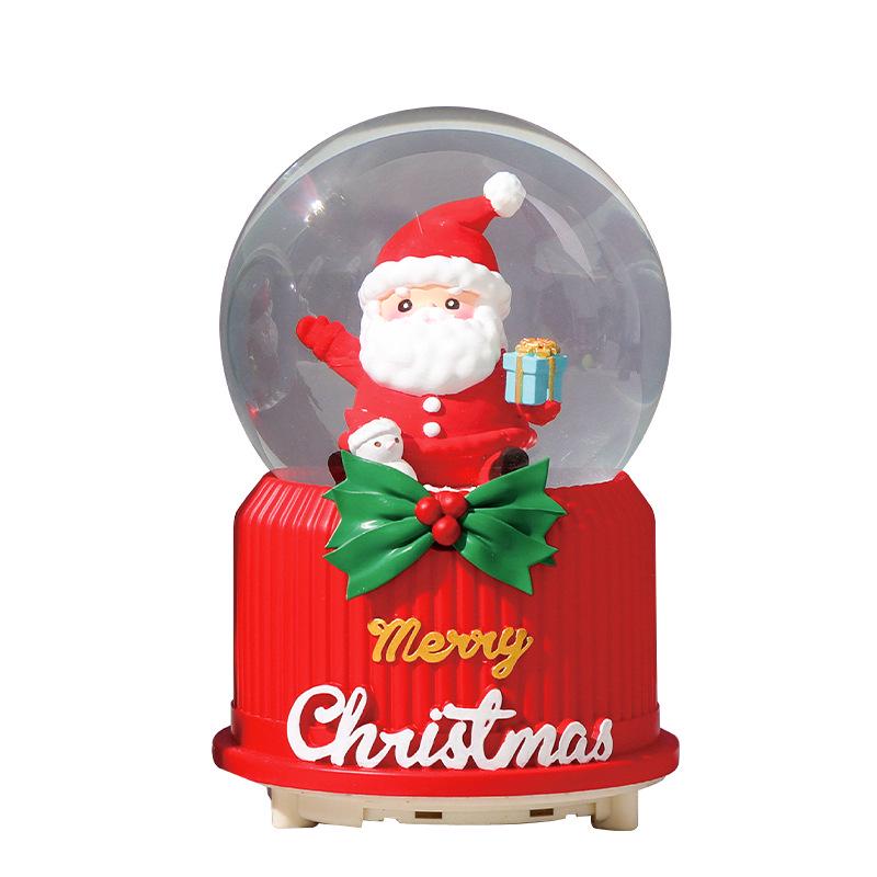 Christmas Crystal Ball Music Box Lantern Ornament