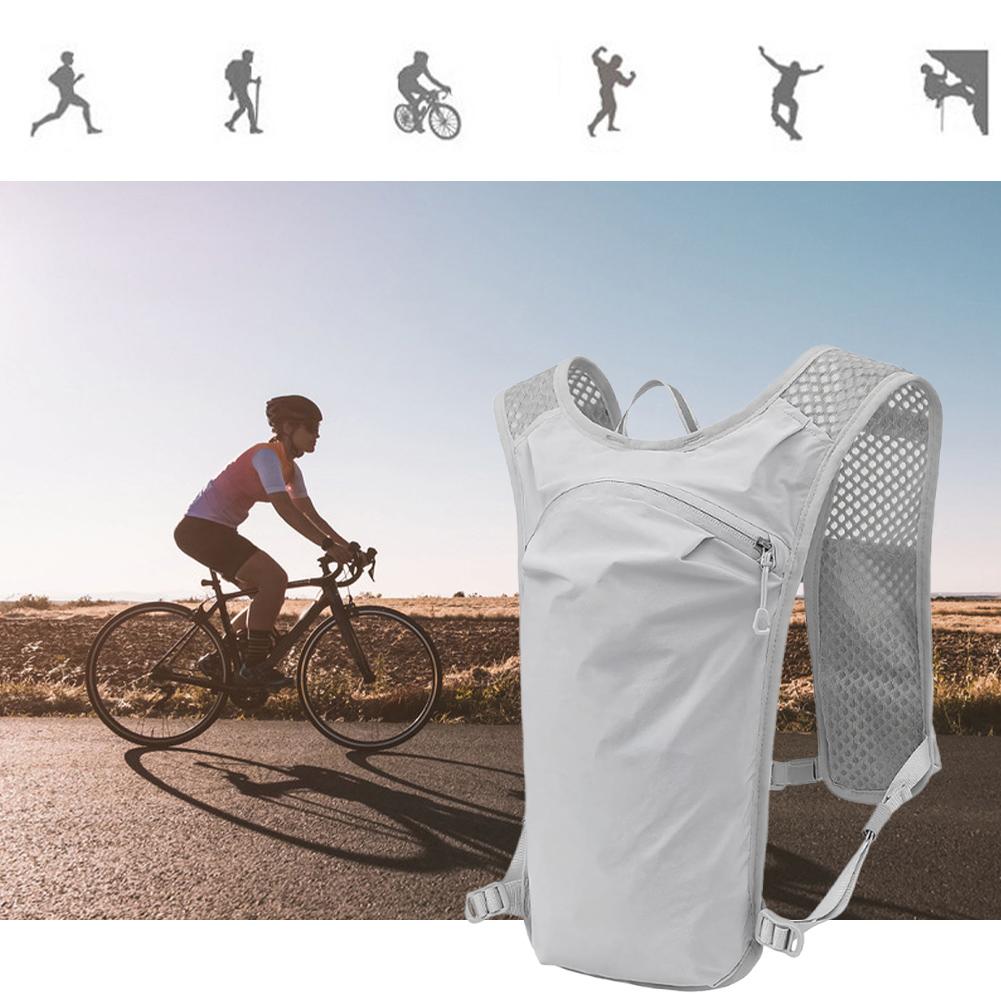 Outdoor Running Hydration Vest Trail Running Backpack Breathable Ultralight Hydration Vest Marathon Bicycle Bag Climbing Bag