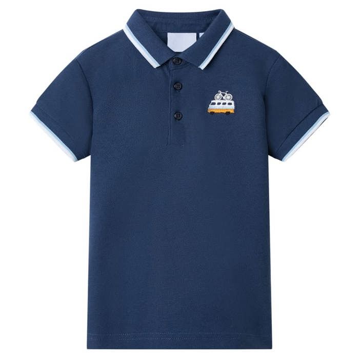 Dark Blue Polo for Children 92/104/116/128/140