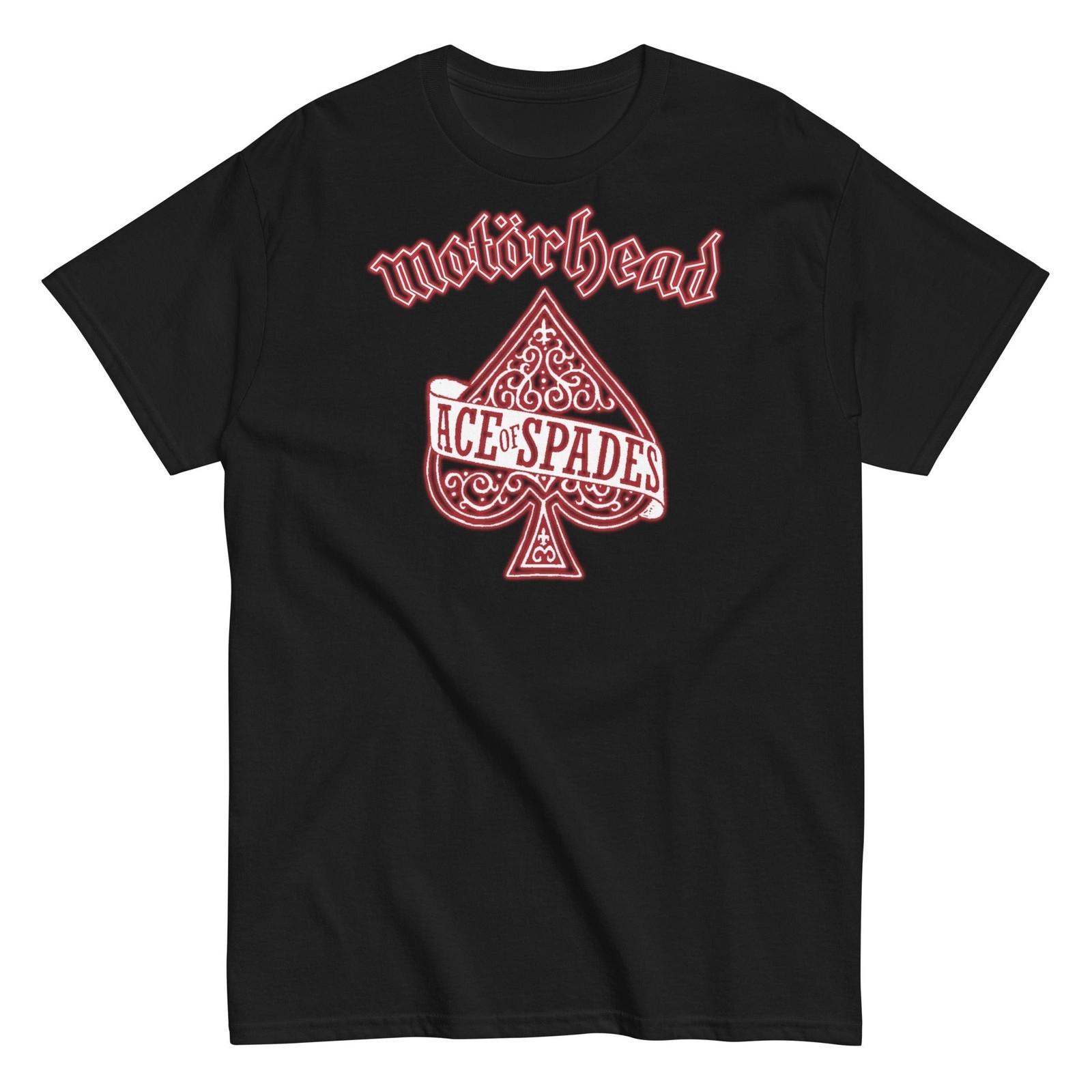 MerchMoment Motorhead Red Ace T-Shirt T-Shirt Black New XXXXL