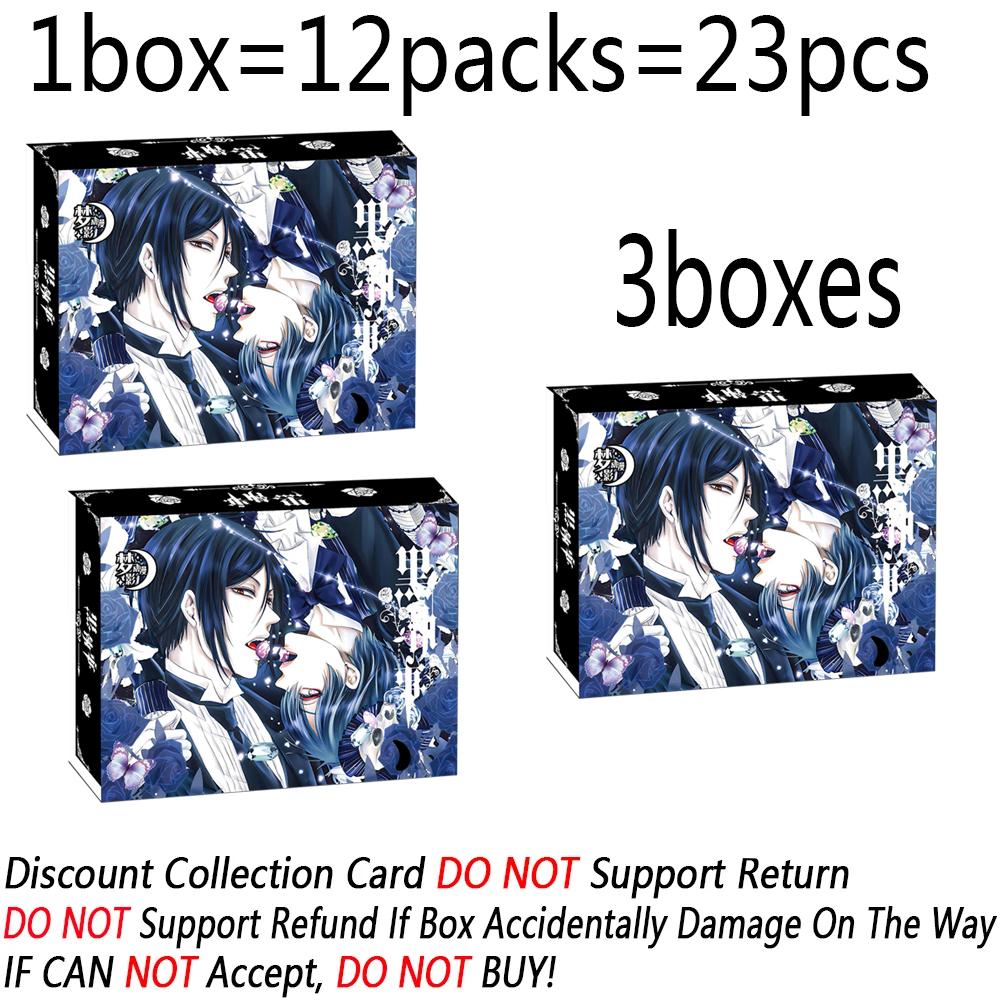 Black Butler Japanese High Score Anime Collection Cards Classic IP Protagonist Creative Exquisite Card Christmas Gifts for Kids