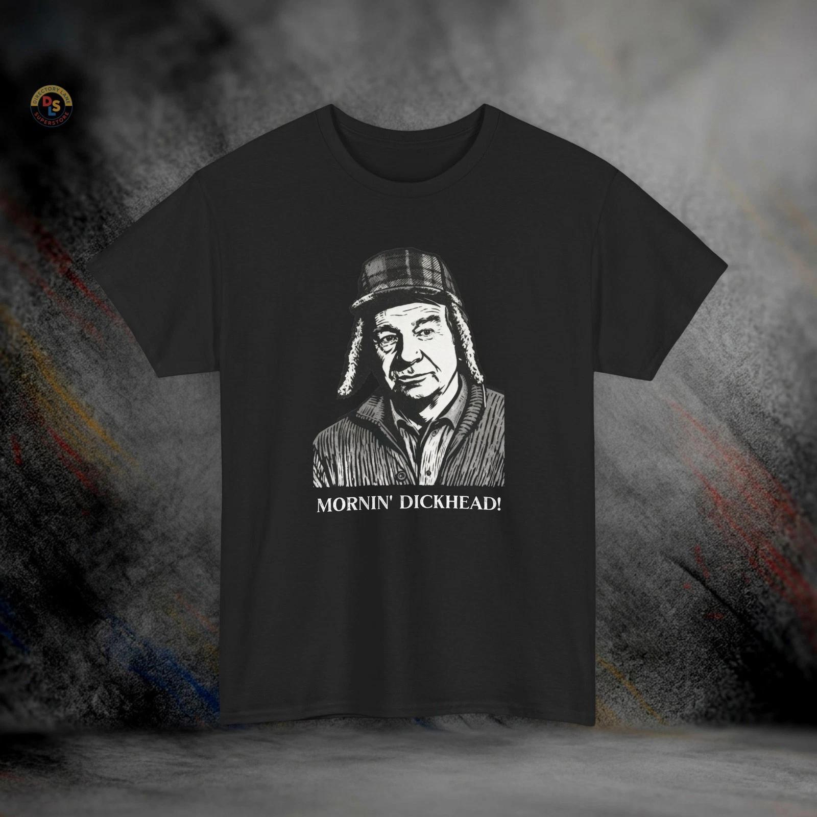 Grumpy Old Men Mornin  Walter Matthau T-Shirt | Heavy Cotton Tee XL