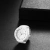 Ring Watch Ring Watch Simple Stylish One Size Fits Stainless Steel Ring Watch Analog Quartz Watch Black White Fashion Accessory Birthday Christmas Day