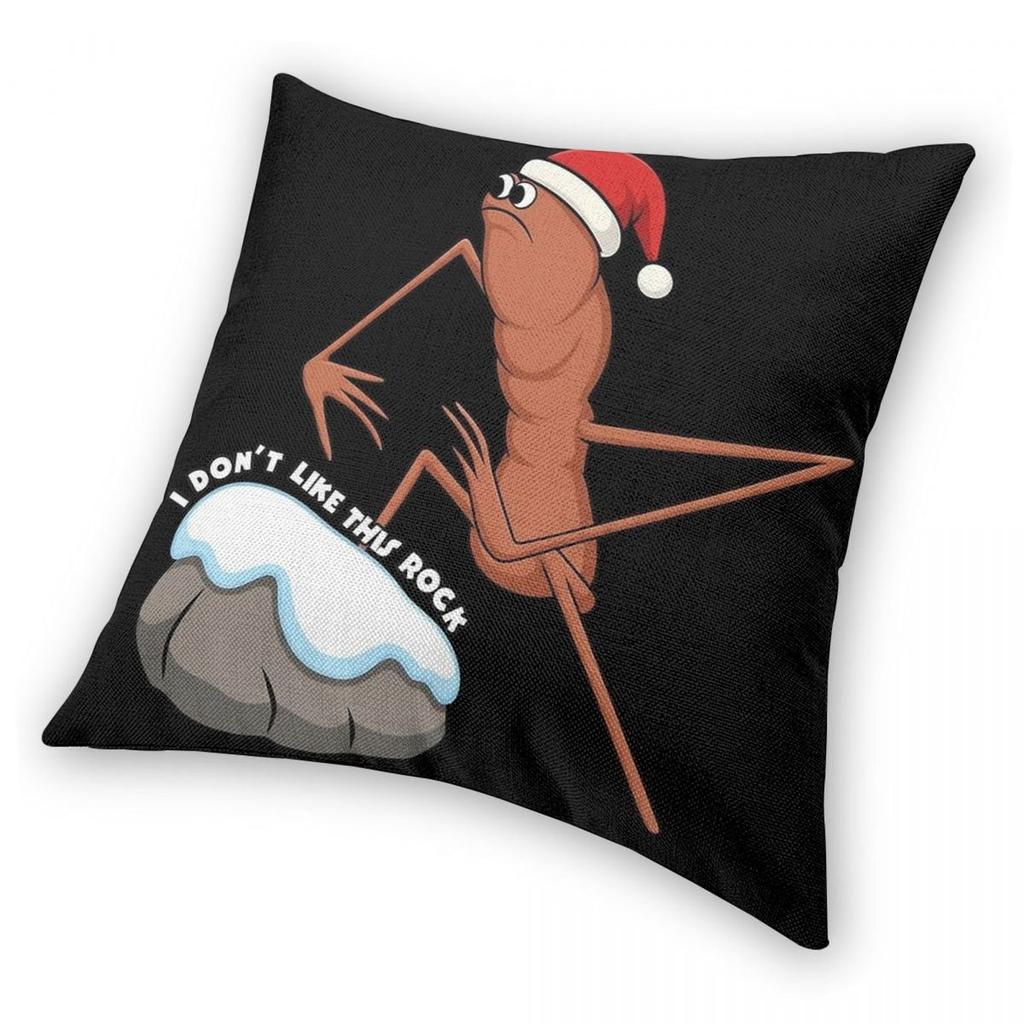 I Don't Like This Rock Marcus The Worm Xmas Christmas Pillowcase Soft Polyester Cushion Cover Gift Pillow Case Cover
