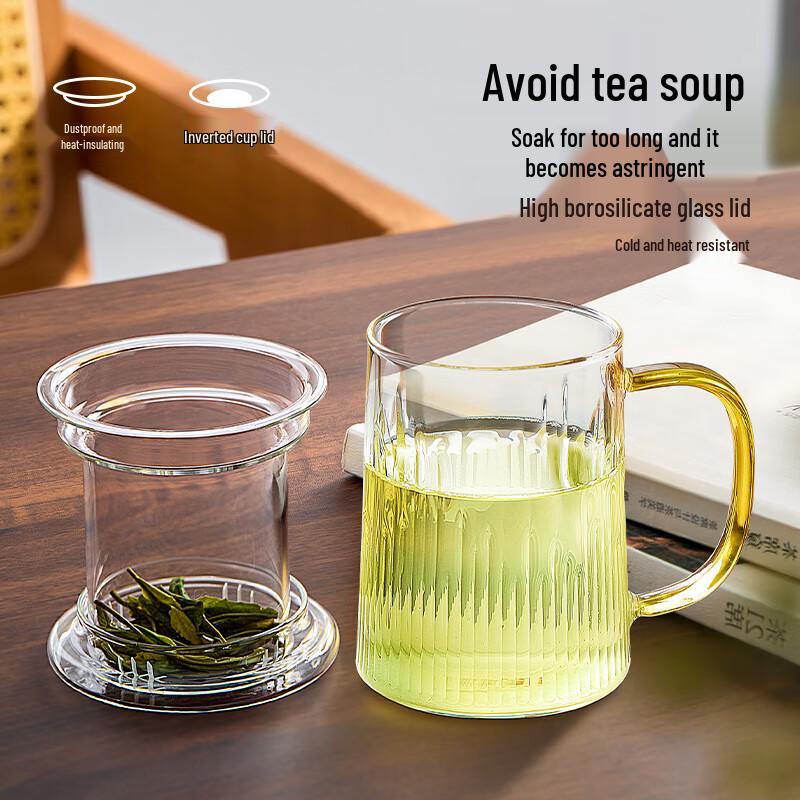 Yaji Heat-Resistant Borosilicate Glass Tea & Water Cup