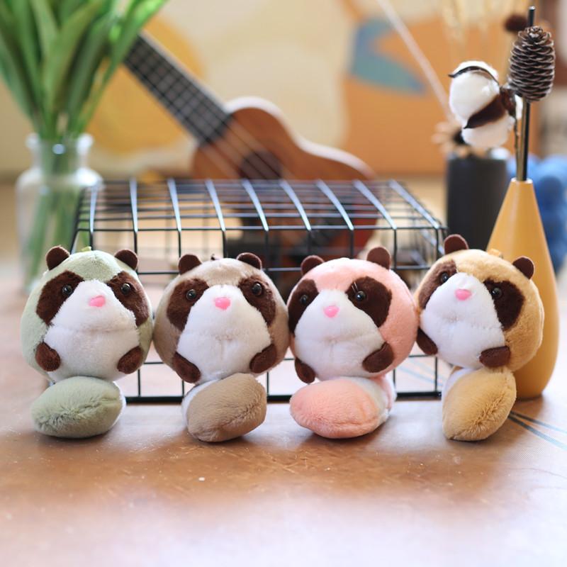 Cute Cute Little Raccoon Pendant Plush Toy Doll Little Panda Bag Hanging Keychain Doll Doll